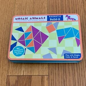 Mudpuppy Mosaic Animals Magnetic Build-It toy play kit